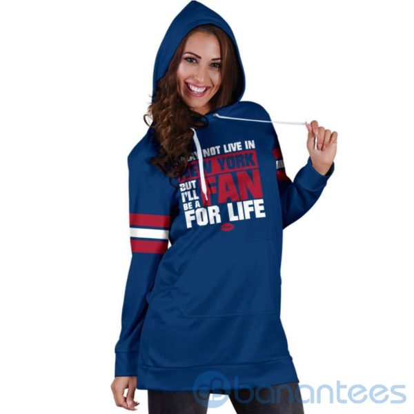 New York Fan For Life Hoodie Dress For Women Product Photo
