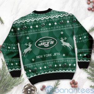 New York Jets American Football Black Ugly Christmas 3D Sweater Product Photo