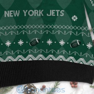 New York Jets American Football Black Ugly Christmas 3D Sweater Product Photo