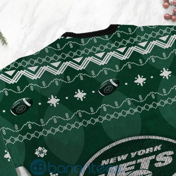 New York Jets American Football Black Ugly Christmas 3D Sweater Product Photo
