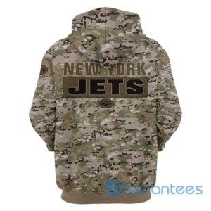New York Jets Hoodie Camo Printed 3D Pullover All Over Printed 3D Hoodie Zip Hoodie Product Photo