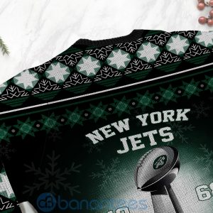 New York Jets Super Bowl Champions Cup Ugly Christmas 3D Sweater Product Photo
