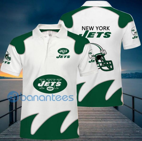 New York Jets White Polo Shirt For Men Product Photo