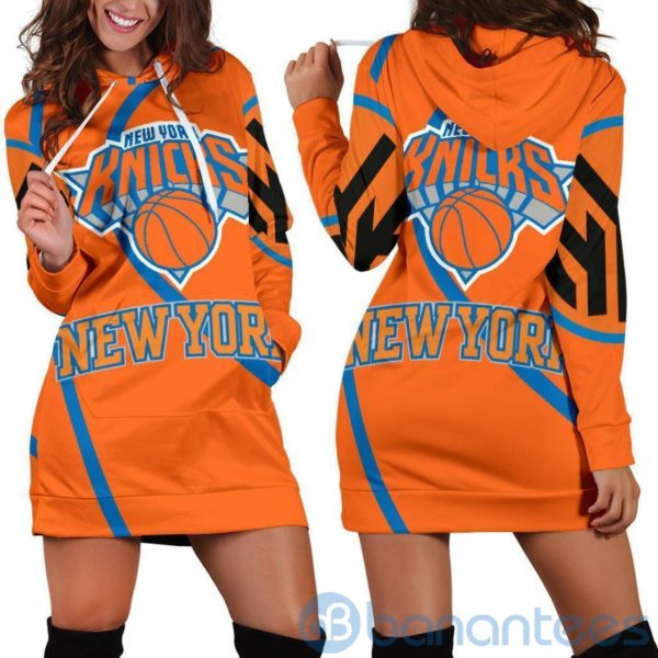New York Knicks Hoodie Dress For Women Product Photo
