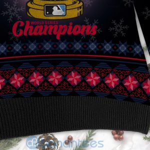 New York Yankees World Series Champions Ugly Christmas 3D Sweater Product Photo
