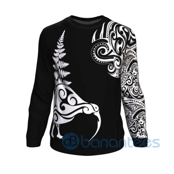 New Zealand Kiwi Fern Maori Style All Over Printed 3D Sweatshirt Product Photo