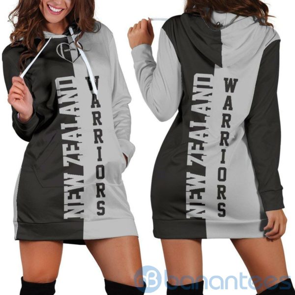 New Zealand Rugby Hoodie Dress For Women Product Photo