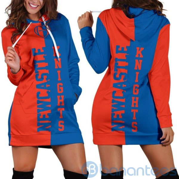 Newcastle Rugby Hoodie Dress For Women Product Photo