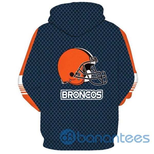NFL Hoodies 3D Denver Broncos Navy All Over Printed 3D Hoodie, Zip Hoodie Product Photo