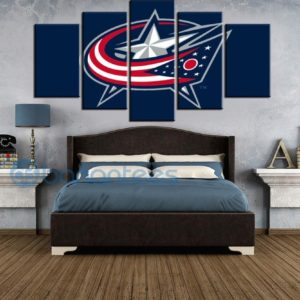 Nhl Hockey Columbus Blue Jackets Wall Art For Living Room Bedroom Product Photo