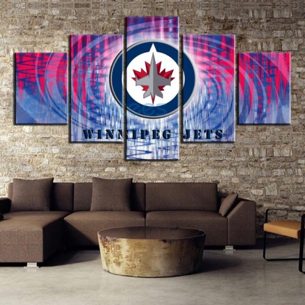 Nhl Hockey Winnipeg Jets Paintings Wall Home Decor Picture Canvas Painting Product Photo
