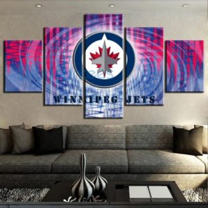 Nhl Hockey Winnipeg Jets Paintings Wall Home Decor Picture Canvas Painting Product Photo