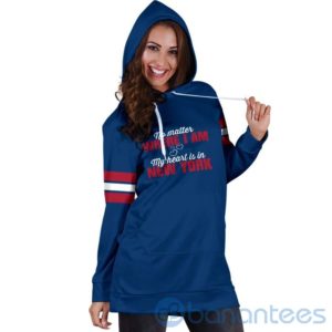 No Matter Where I Am New York Hoodie Dress For Women Product Photo