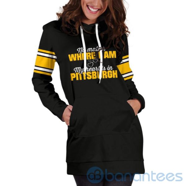 No Matter Where I Am Pit Hoodie Dress For Women Product Photo