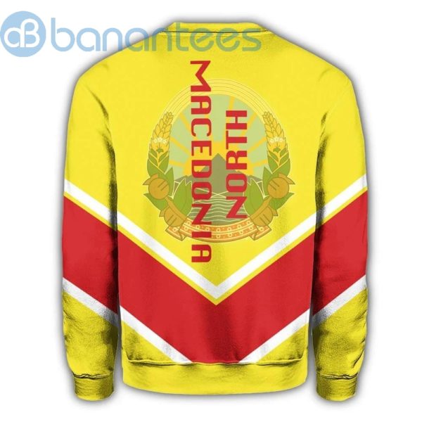 North Macedonia Coat Of Arms Lucian Style All Over Printed 3D Sweatshirt Product Photo