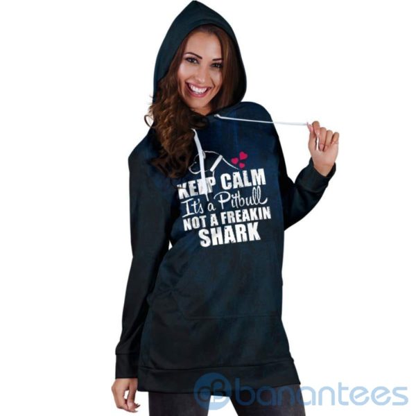 Not A Freaking Shark Hoodie Dress For Women Product Photo