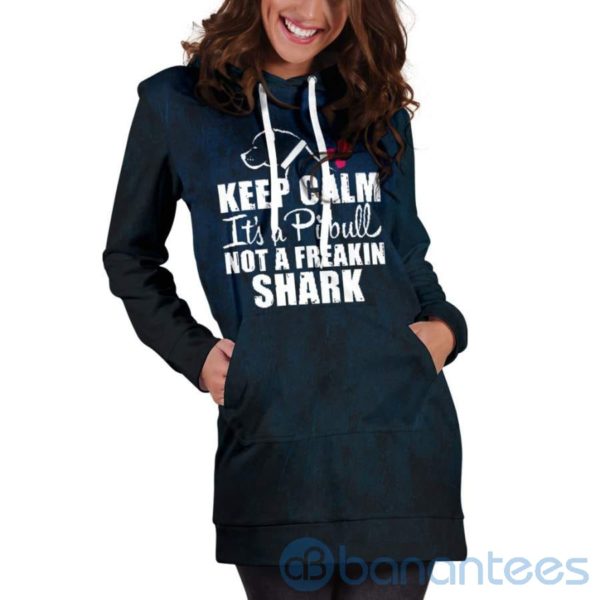 Not A Freaking Shark Hoodie Dress For Women Product Photo