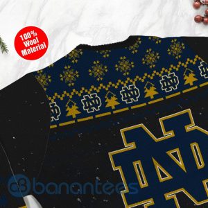 Notre Dame Fighting Irish Snoopy Dabbing Ugly Christmas 3D Sweater Product Photo