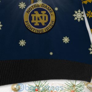 Notre Dame Fighting Irish Team Grinch Ugly Christmas 3D Sweater Product Photo