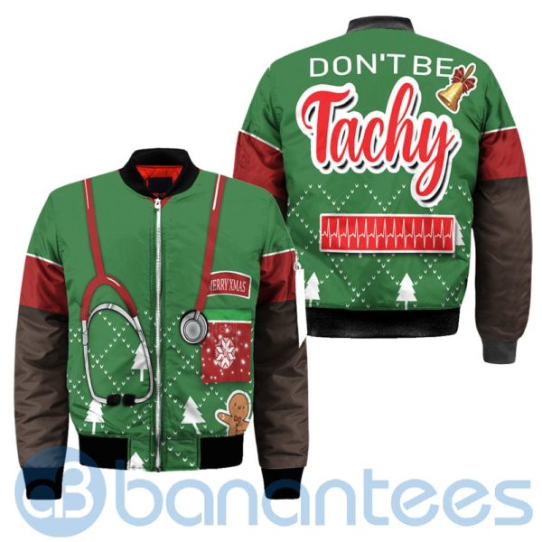 Nurse Don't Be Tachy Ugly Christmas All Over Printed 3D Shirt Product Photo