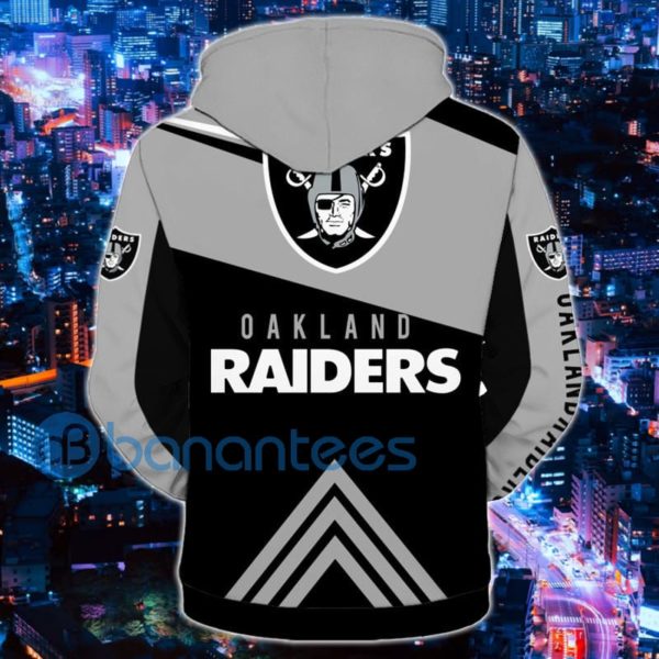 Oakland Raiders Design 3D Hoodie Zip Hoodie Gift For Fans Product Photo