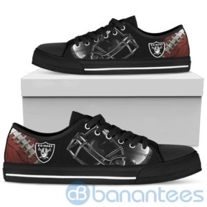 Oakland Raiders Fans Low Top Shoes Product Photo