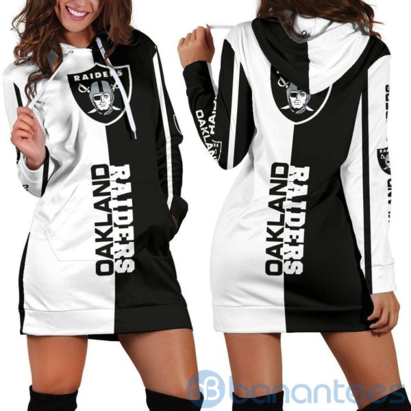 Oakland Raiders Hoodie Dress For Women Product Photo
