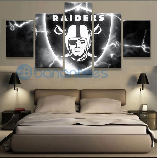 Oakland Raiders Wall Art For Living Room Wall Decor Product Photo
