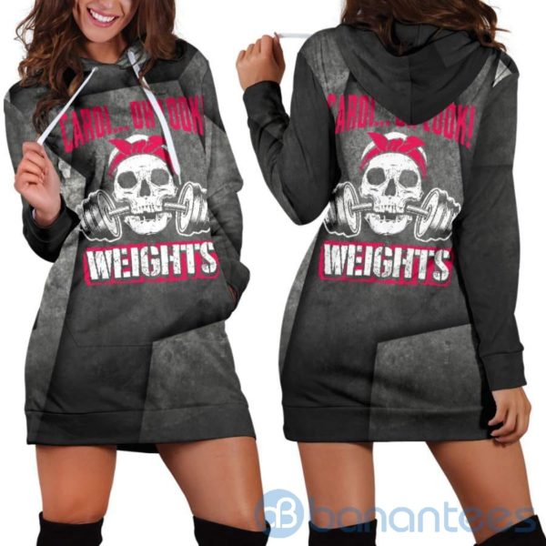 Oh Look Weights Hoodie Dress For Women Product Photo