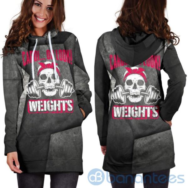 Oh Look Weights Hoodie Dress For Women Product Photo