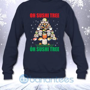 Oh Sushi Tree Funny Japanese Food Lovers Christmas Gift Sweatshirt Product Photo