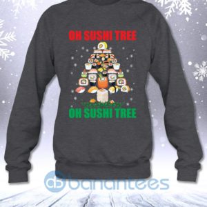 Oh Sushi Tree Funny Japanese Food Lovers Christmas Gift Sweatshirt Product Photo