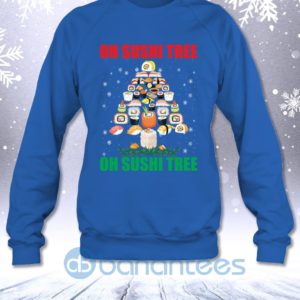 Oh Sushi Tree Funny Japanese Food Lovers Christmas Gift Sweatshirt Product Photo