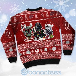Oklahoma Sooners Star Wars Ugly Christmas 3D Sweater Product Photo