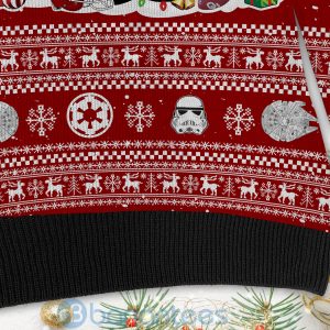 Oklahoma Sooners Star Wars Ugly Christmas 3D Sweater Product Photo