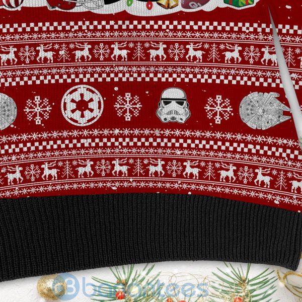 Oklahoma Sooners Star Wars Ugly Christmas 3D Sweater Product Photo