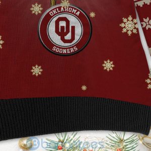 Oklahoma Sooners Team Grinch Ugly Christmas 3D Sweater Product Photo