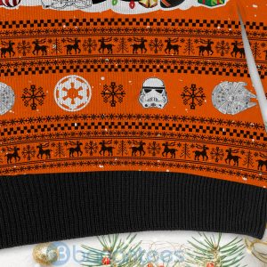 Oklahoma State Cowboys Star Wars Ugly Christmas 3D Sweater Product Photo