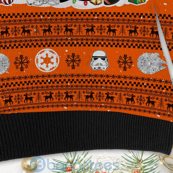 Oklahoma State Cowboys Star Wars Ugly Christmas 3D Sweater Product Photo