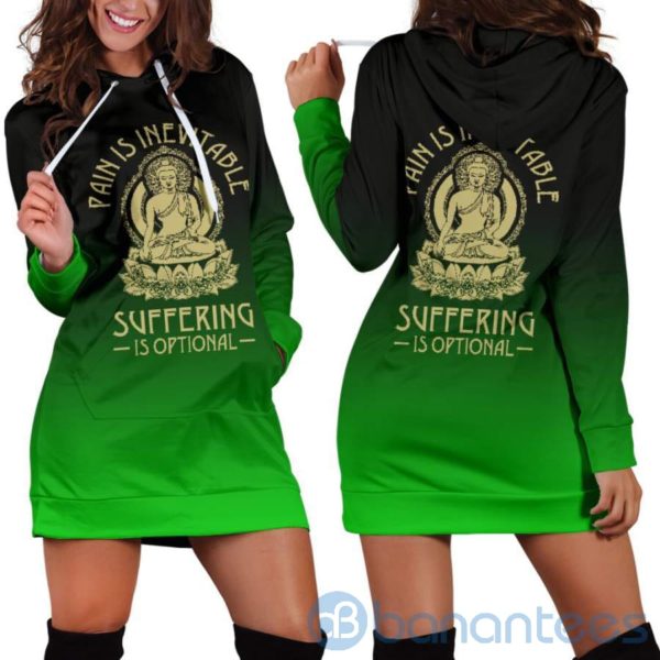 Optional Suffering Hoodie Dress For Women Product Photo