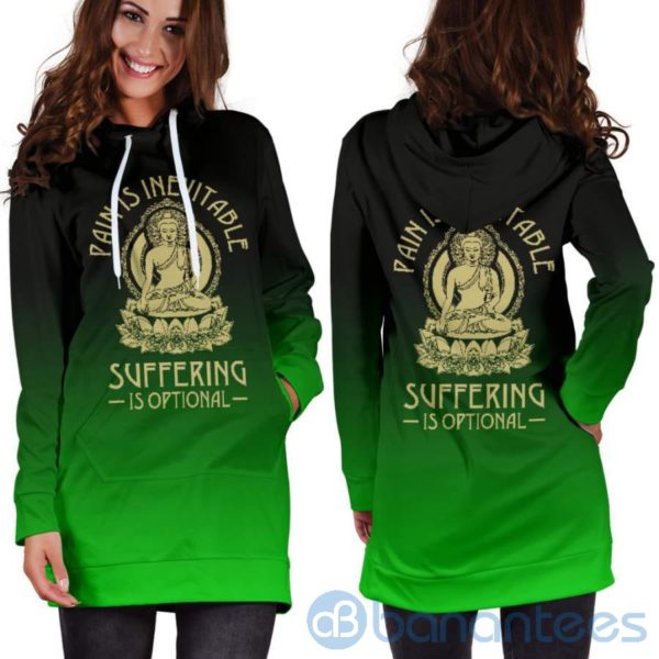 Optional Suffering Hoodie Dress For Women Product Photo