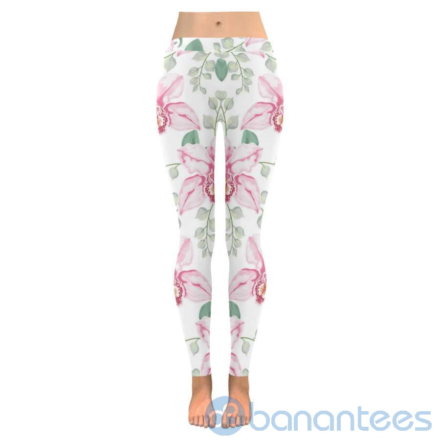 orchids-pink-leggings-for-women-1-GMhXT.jpg Orchids Pink Leggings For Women Product Photo