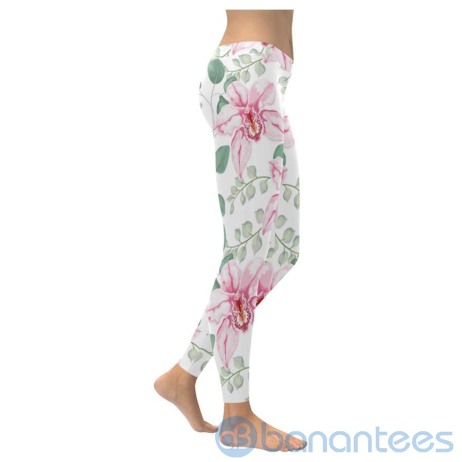 orchids-pink-leggings-for-women-3-MN3Fd.jpg Orchids Pink Leggings For Women Product Photo