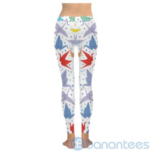 Orizuru Paper Crane Leggings For Women Product Photo