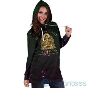 Pain is Inevitable Hoodie Dress For Women Product Photo