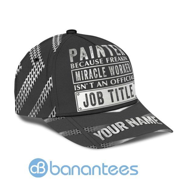 Painter Customized Name All Over Printed 3D Cap Product Photo