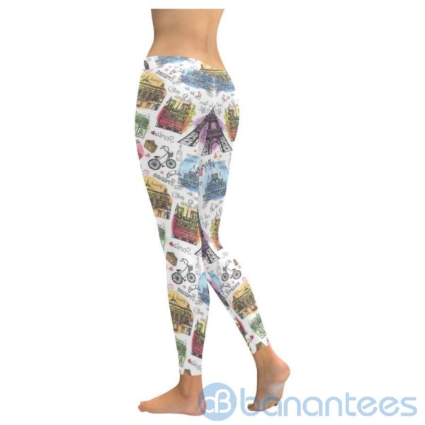 Paris Eiffel Tower Leggings For Women Product Photo