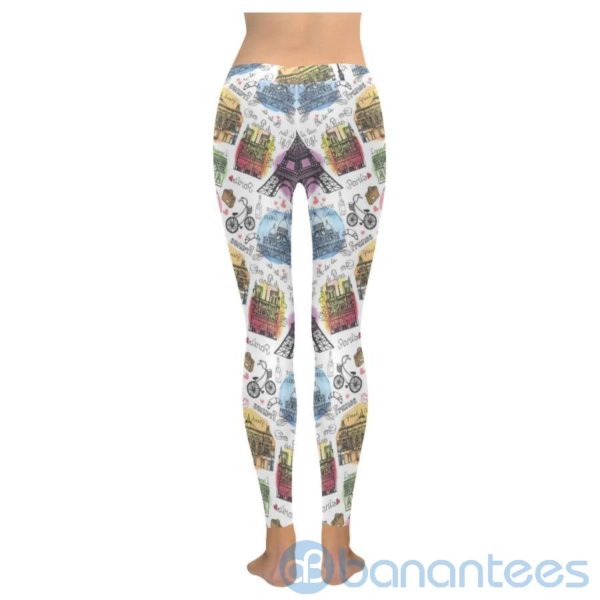 Paris Eiffel Tower Leggings For Women Product Photo