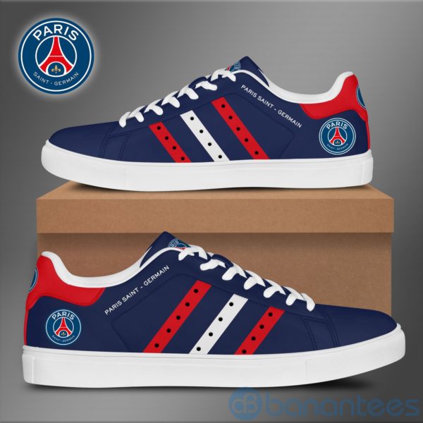 Paris Saint Germain Navy Low Top Skate Shoes Product Photo