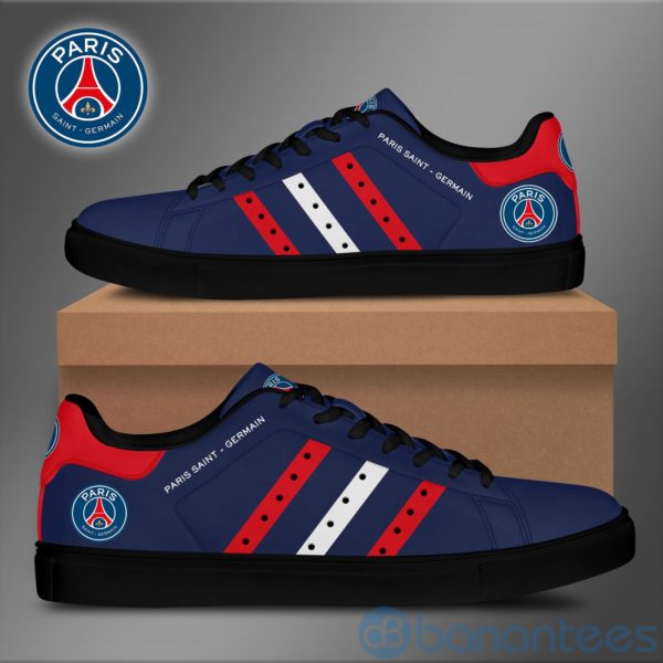 Paris Saint Germain Navy Low Top Skate Shoes Product Photo